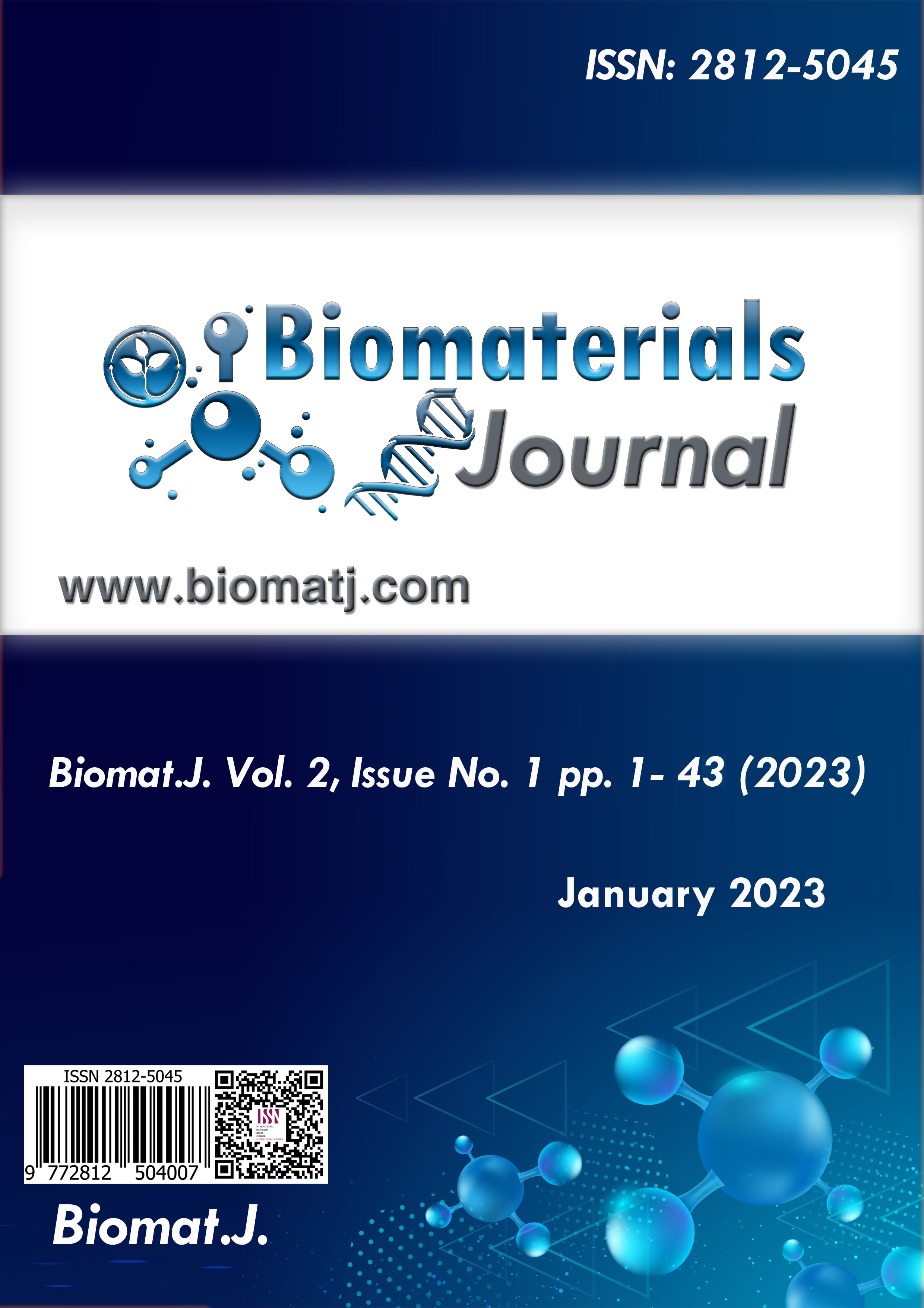 Biomaterials Journal Volume 2, Issue No. 1, January 2023