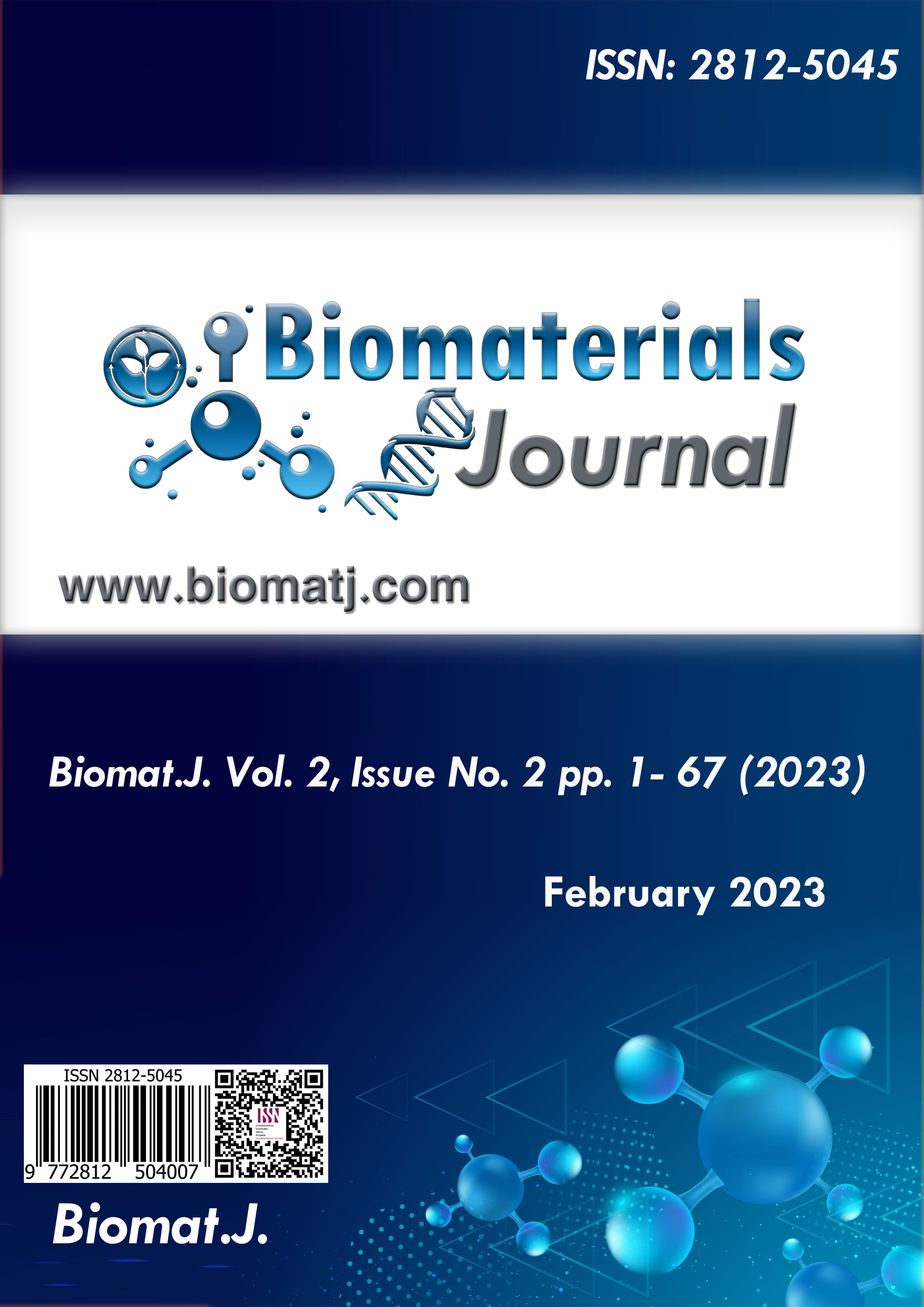 Biomaterials Journal Volume 2, Issue No. 2, February 2023