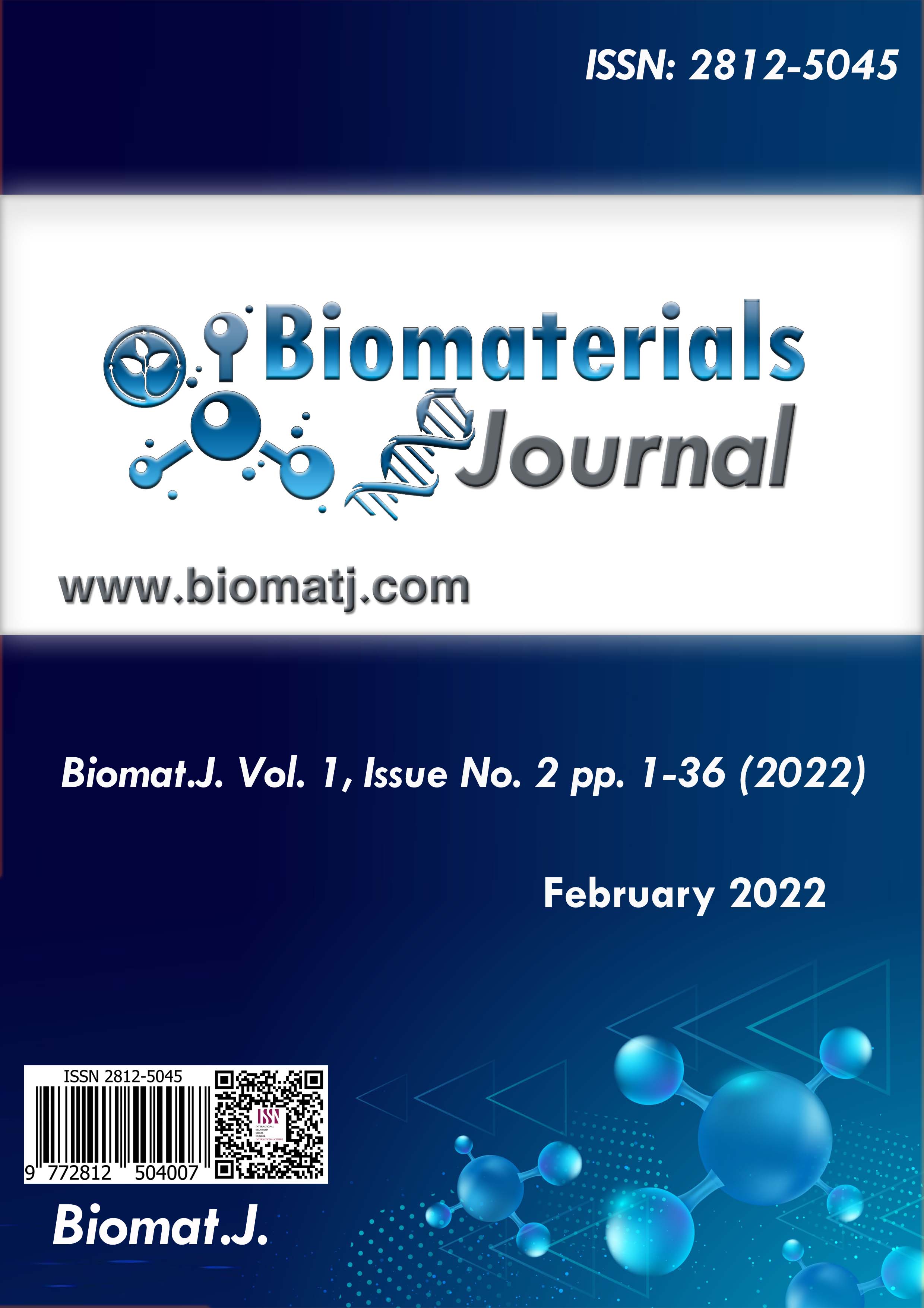 Biomaterials Journal Volume 1, Issue No. 2, February 2022